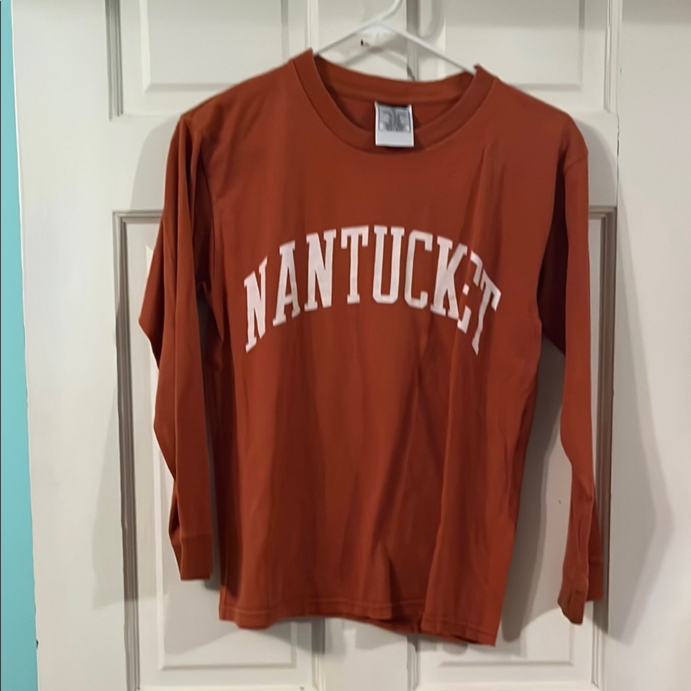 Nantucket Kids Long Sleeve Shirt - Rust